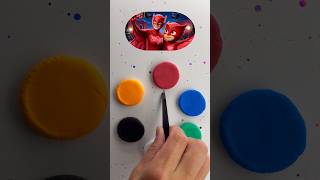 Super Mario colour mixing #satisfying #art #colourmixing #trend