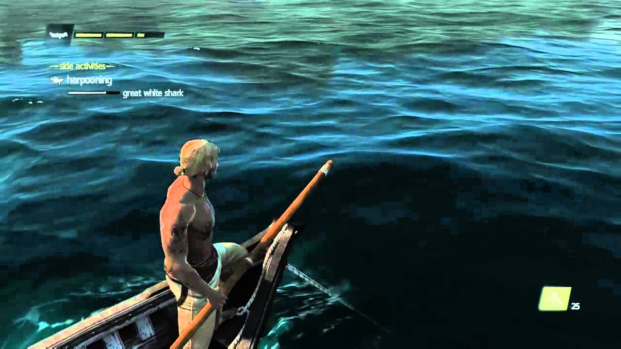 Assassins Creed IV Black Flag - Harpooning A Great White - Royal 1rish
