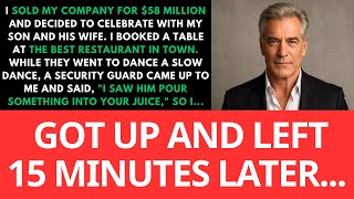 When My Son Left, Restaurant Security Guard Said To Me, I Saw Him Pour Something Into Your Juice