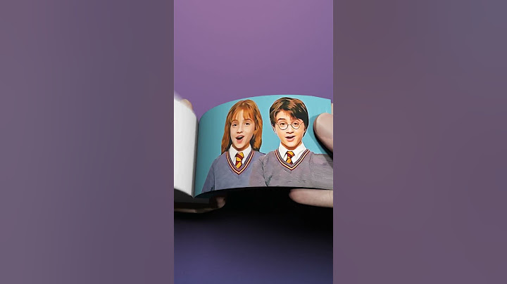 Harry Potter & Hermione Singing "Death Bed" FlipBook #harrypotter #flipbook #shorts