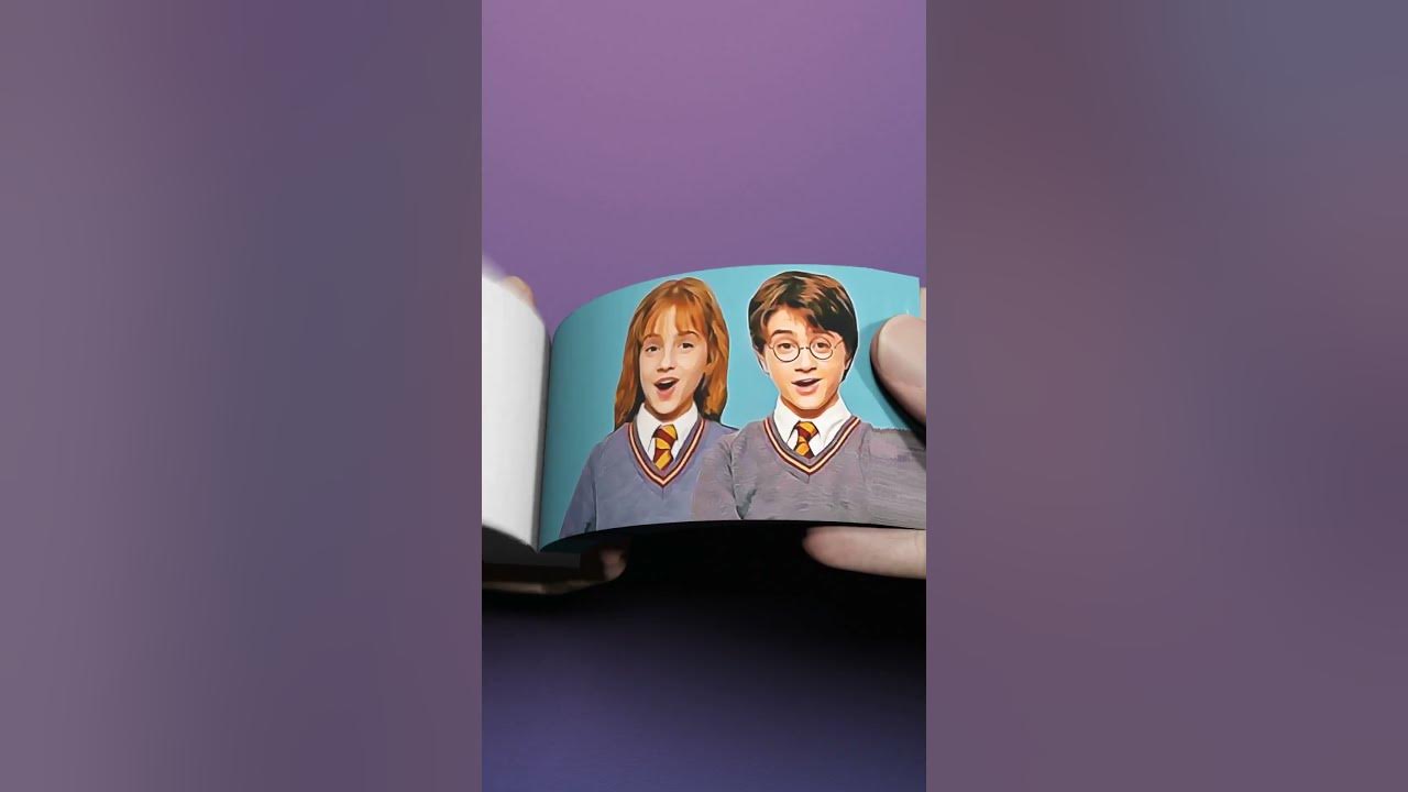 Harry Potter & Hermione Singing "Death Bed" FlipBook #harrypotter #flipbook #shorts