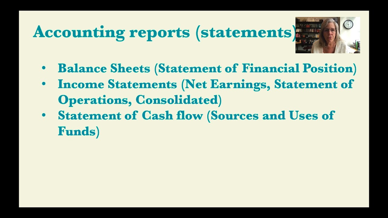 Accounting and Financial statements IME 315 Cal Poly SLO