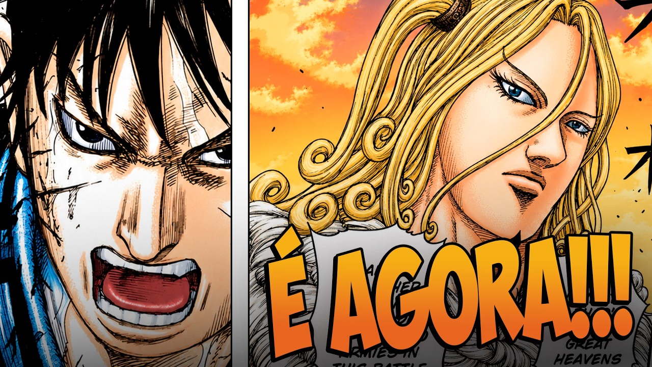 A unidade hi shin enfrenta um momento decisivo: O aguardado confronto shin vs shi ba shou no capítulo 874 de kingdom