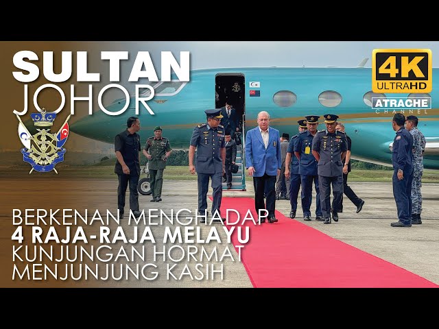 DAULAT TUANKU!! SULTAN JOHOR MENGHADAP 4 lagi Raja-Raja Melayu : Sekitar Kunjungan Hormat Baginda class=