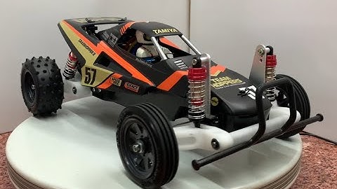 TAMIYA THE GRASSHOPPER II BLACK EDITION UPGRADES TEST (1/10 RC NO:47471)