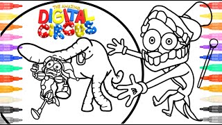 The Amazing Digital Circus Episode 2 Coloring Pages / How to Color New Characters / NCS
