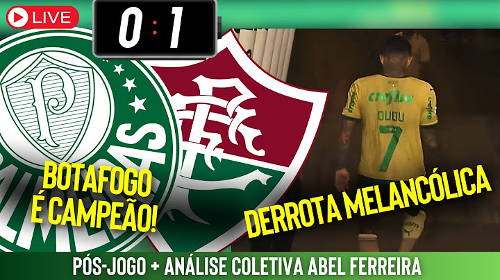 PÓS-JOGO + COLETIVA ABEL FERREIRA | PALMEIRAS 0X1 FLUMINENSE | UM FINAL MELANCÓLICO