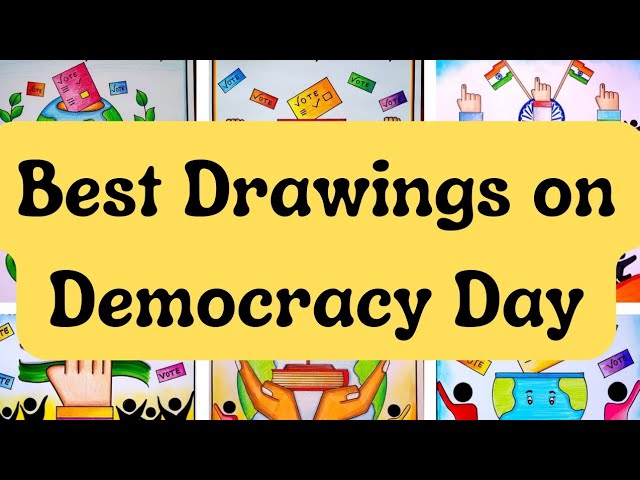 Democracy Pictures To Draw Step By Step