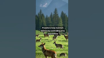 What role do predators play in an ecosystem?