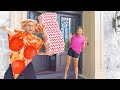 Delivering Worlds Largest Pizza Order UNDERCOVER!! (Surprise Prank on Grace Sharer)