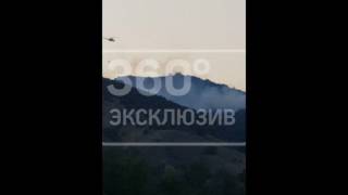 Опубликовано видео лесного пожара под Судаком Опубликовано видео лесного пожара под Судаком
