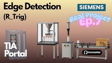 TIA Portal Beginner: PLC Edge Detection Siemens R_TRIG