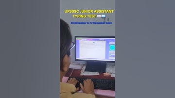 UPSSSC JUNIOR ASSISTANT TYPING TEST HINDI | ENGLISH⌨️