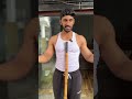 Gym warmup and mobility drill using stick #gym #workout #bodybuilding #fitness #warmup #abs