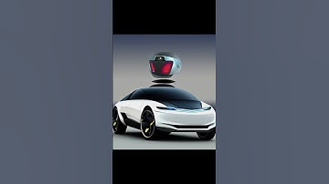 Futuristic car digital artwork - generative ai