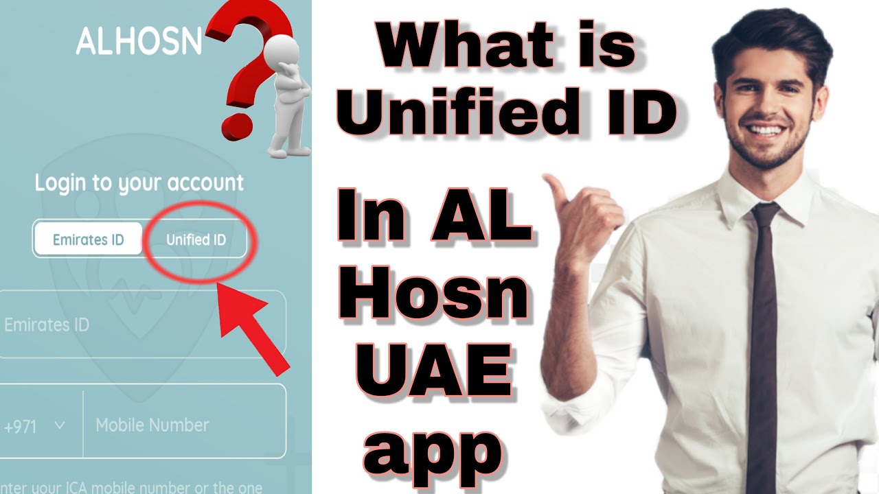 What is Unified ID in AL HOSN UAE app Change Mobile Number in Al