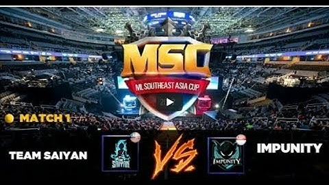 #Day 2 MSC Grand Final: Team Saiyan vs Impunity Match 1