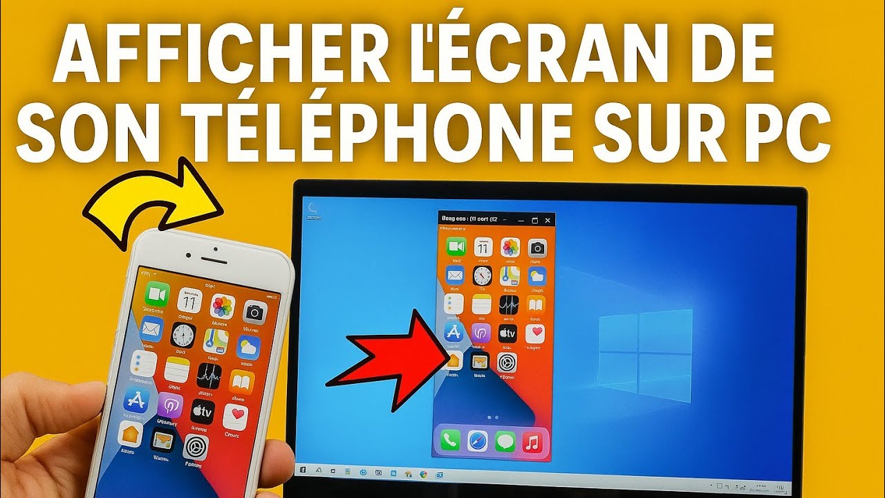 Afficher Facilement L'écran De votre Smartphone Sur Pc Android/iPhone