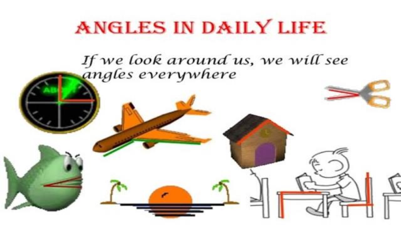 Angles Arms of an Angle Vertex of an Angle Angle in Everyday Life