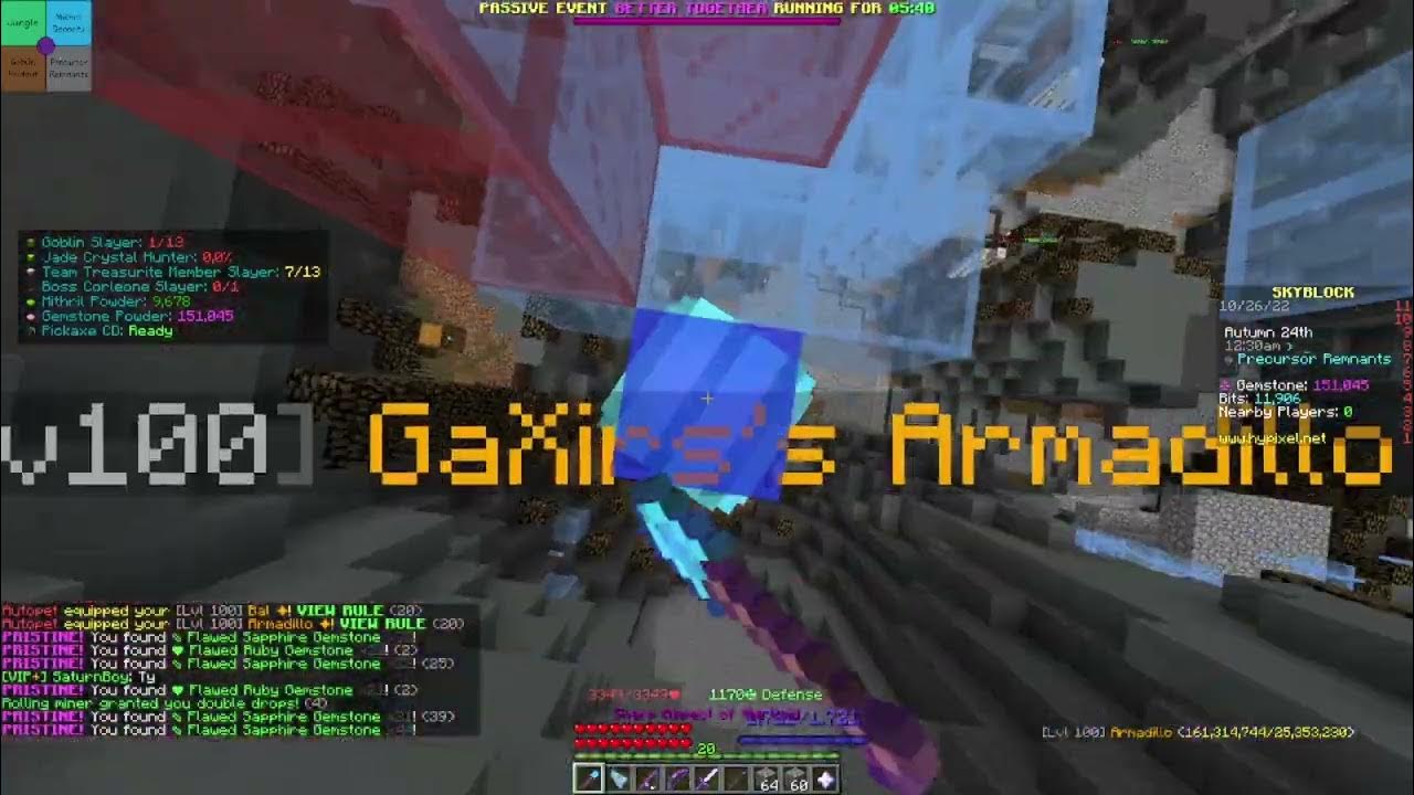 Armadillo mining French YouTube