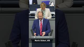 Klare Worte im Bundestag: „Diese Regierung ist eine Ansammlung von Minderleistern!“ | Martin Sichert
