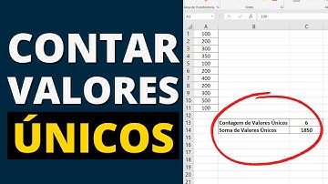 Como Contar Valores Distintos no Excel - Contar Valores Únicos no Excel