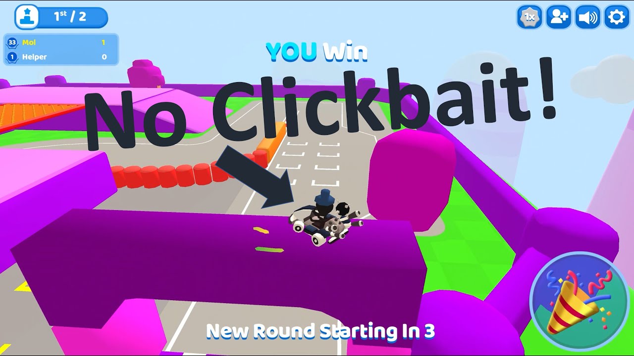 Climbing the impossible arch in Steky's Speedway Smash Karts YouTube