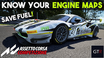 Save Fuel By Knowing Your Engine Maps! - Assetto Corsa Competizione Experiment