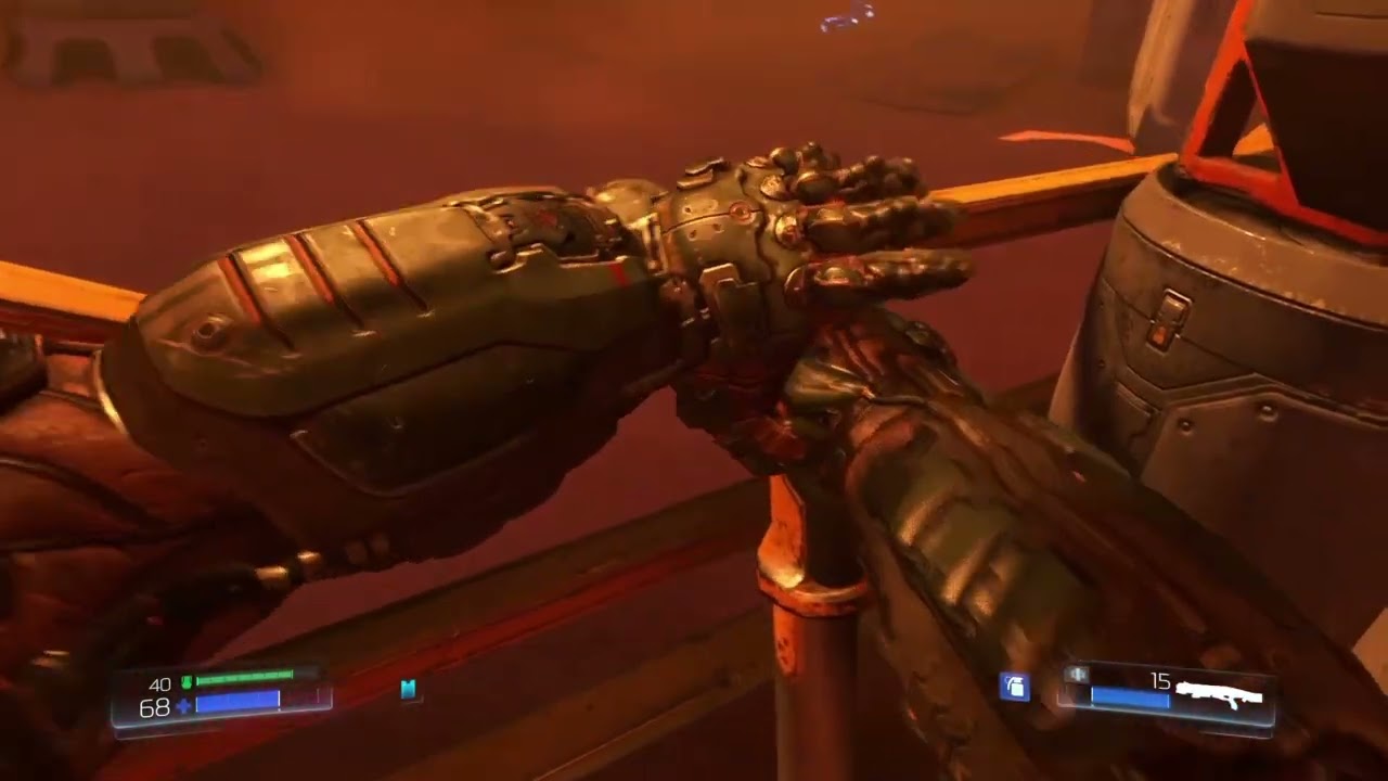 Explorando a passagem secreta - DOOM (PS4) (02)