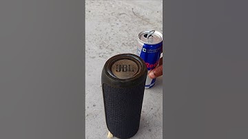 JBL red bull test speaker bass boosted sound