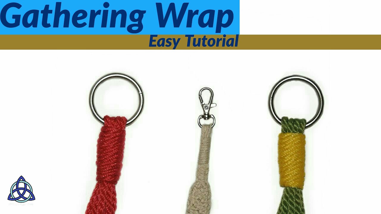 How to Tie a Gathering Wrap Macrame Knot Wrapping Knot DIY YouTube