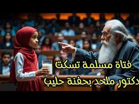طفلة مسلمة تسكت دكتور ملحد ا بحجة مذهلة عنوجود الله الرد الصادم بمنطق الحليب