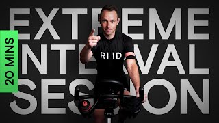 20 Minute Indoor Cycling Workout | Extreme Interval Session screenshot 3