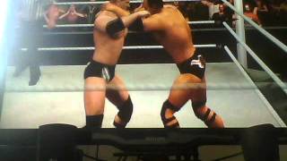 Raw : The Rock vs Alex Riley