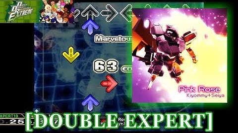 【DDR EXT】 Pink Rose [DOUBLE EXPERT] 譜面確認＋クラップ