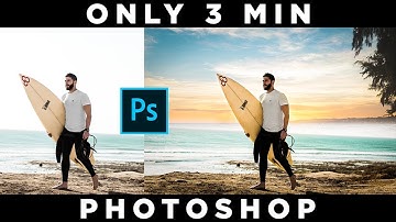How to Change Overcast Photos into Awesome in Photoshop - Add Sunset to Boring Sky Easily & Quickly