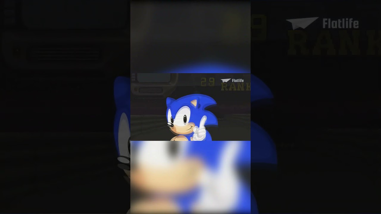 Первое появление sonic в игре