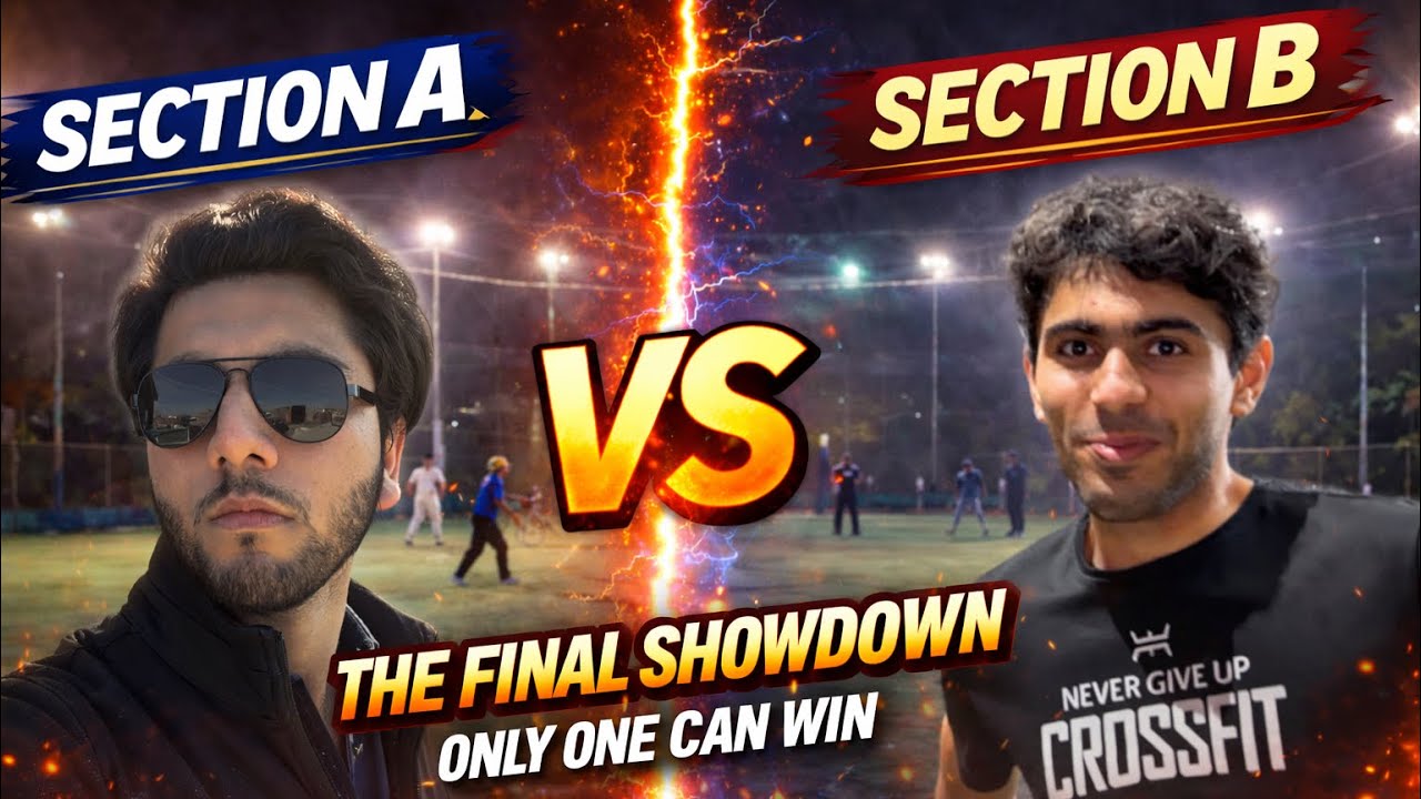 This Match Was INSANE 😱 | Section A vs Section B | Night Cricket Battle | vlog 4