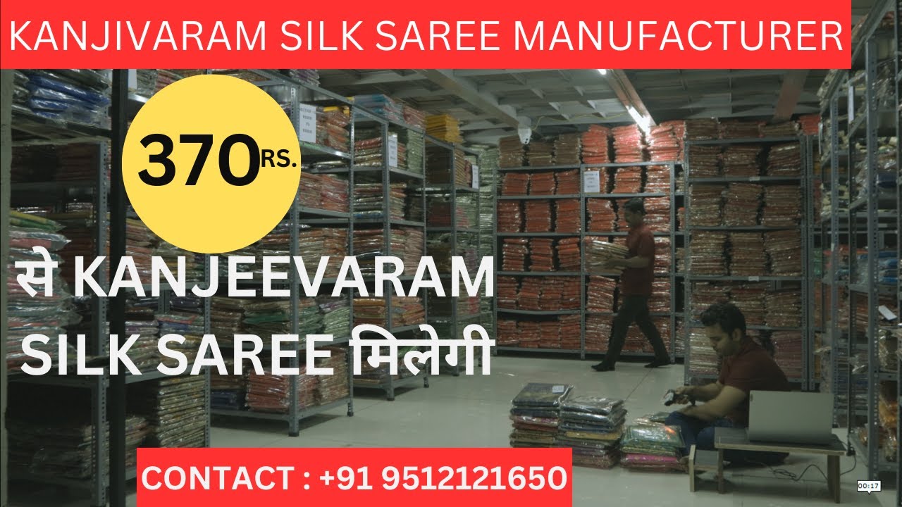 Kanjivaram silk saree manufacturer silk saree Cheapest silk saree