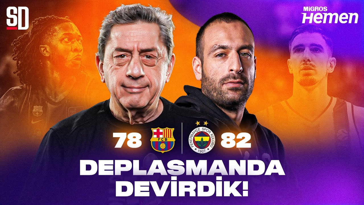 FENERBAHÇE LİDERLİĞİNİ PERÇİNLEDİ | Barcelona 78-82 Fenerbahçe Beko | Euroleague