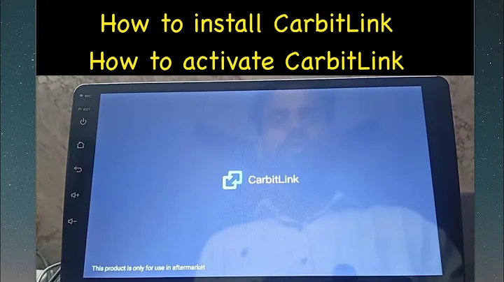 Reinstall or recover CarbitLink || Mirror Link || Activate CarbitLink in T5 Android car stereo