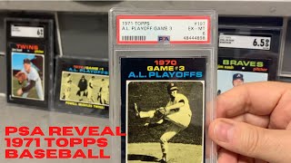Holiday PSA Reveal | 1971 Topps Baseball