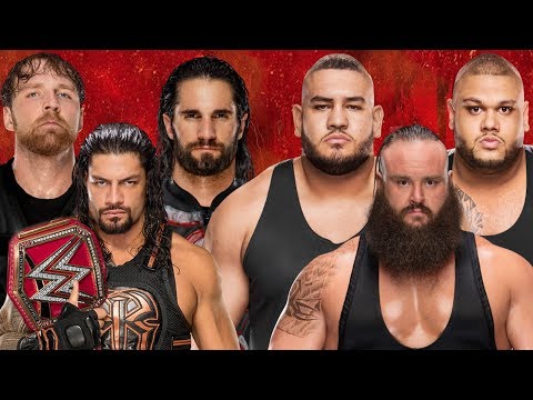The Shield vs Braun Strowman, Akam and Rezar