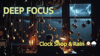 Midnight Antique Clock Shop 🕰️ 2 Hours of Rhythmic Ticking for Deep Focus & Study | No Music screenshot 4