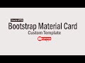 Angular Material Card - YouTube