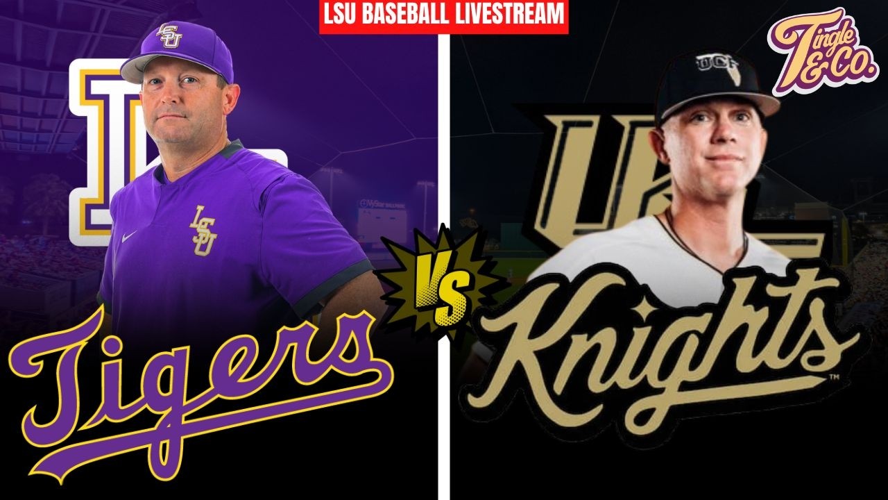 LSU Baseball vs UCF LIVE from GAME 3 of the Live Like Lou College Baseball Classic