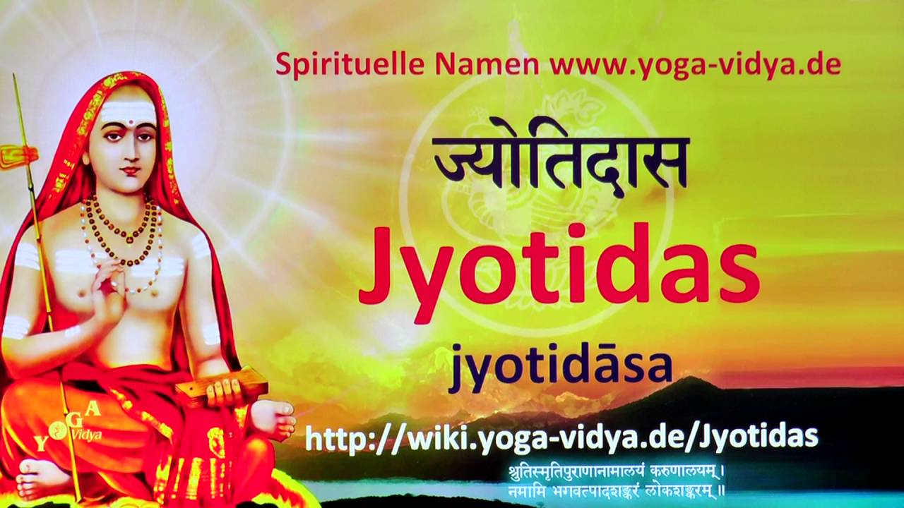 Spiritueller Name Jyotidas - Bedeutung und Übersetzung aus dem Sanskrit japanese food
