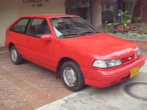 Hyundai Excel 1.5 L Coupé 1993 - YouTube