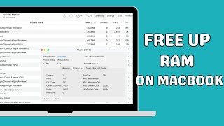 How to free up RAM on MacBook by AeireinTech 142 views 2 weeks ago 2 minutes, 5 seconds
