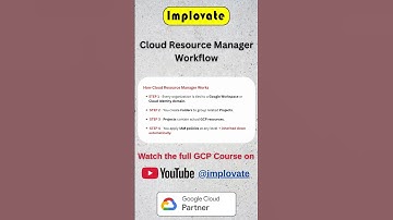 Cloud Resource Manager Workflow ⚙️ | 4 Simple Steps | Google Cloud #implovate #gcp #googlecloud